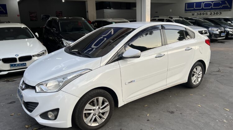 HB20S Premium 1.6 Automático 2015 Branco Flex – Top de Linha