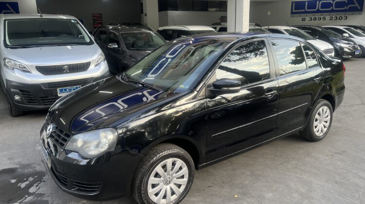 Polo Sedan 1.6 2013 Preto Flex Completo