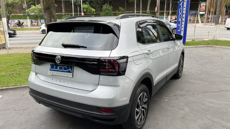 T-Cross Sense 1.0 TSI 200 Automático 2021 Prata Flex Completo