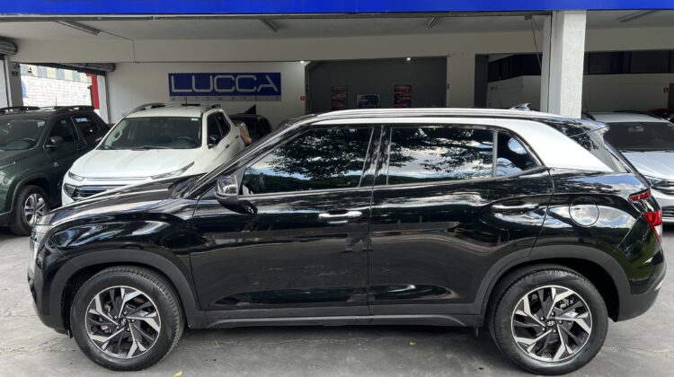 Creta Limited 1.0 Turbo Automática 2023/2024 Preta Flex Completa