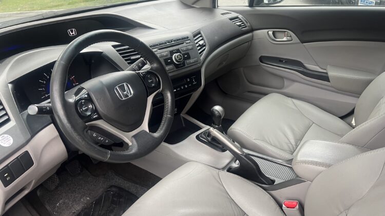 Civic LXS 1.8 2014 Branco Flex Completo