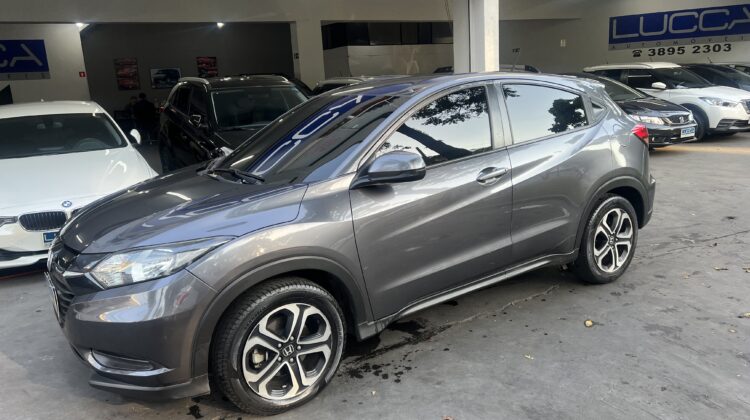HR-V LX 1.8 Automático CVT 2017 Cinza Flex Completo
