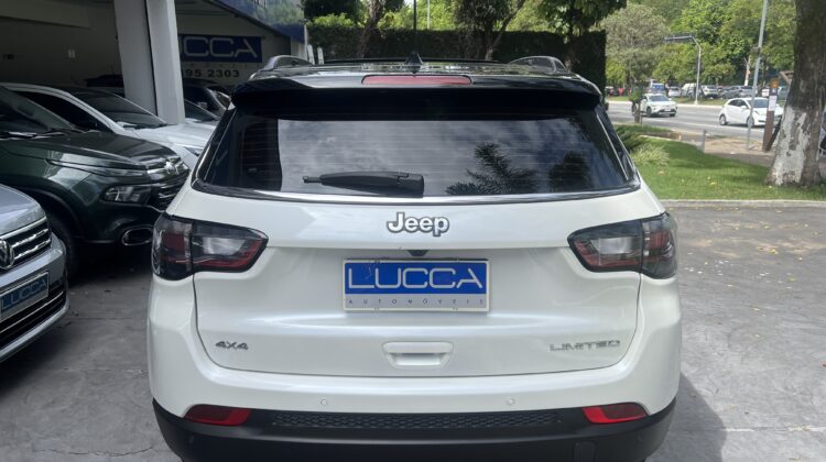 Compass Limited 2.0 Turbo Diesel 4×4 Automática 2024/2025 Branca com teto solar