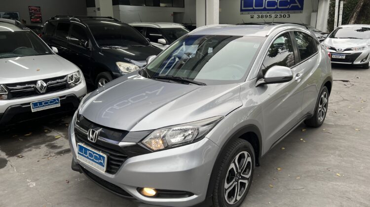 HR-V EXL 1.8 AUTOMÁTICA CVT 2016/2016 PRATA FLEX – TOP DE LINHA