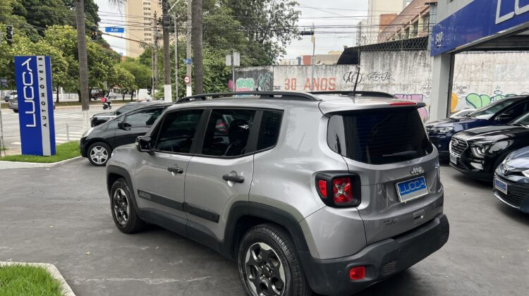 Renegade 1.8 Automática 2019 Prata Flex Completa