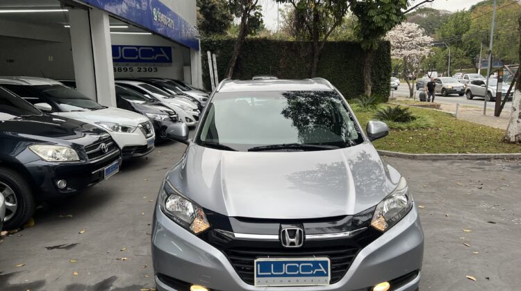 HR-V EXL 1.8 AUTOMÁTICA CVT 2016/2016 PRATA FLEX – TOP DE LINHA