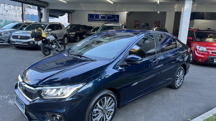 City EXL 1.5 Automático CVT 2018 Azul Flex – Top de Linha