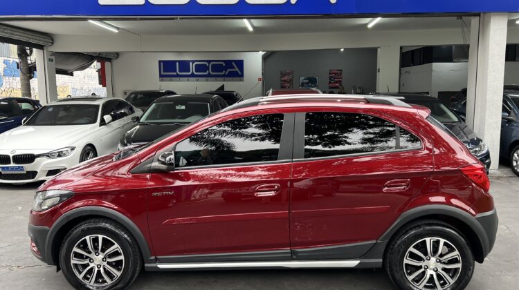 Onix Active 1.4 Automático 2018 Vermelho Flex Completo