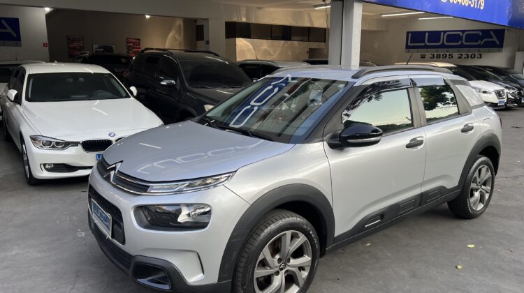 C4 Cactus Feel 1.6 Automático 2020 Prata Flex Completo