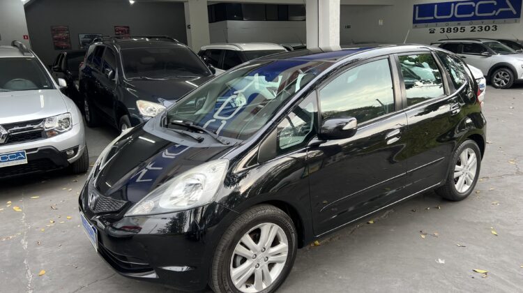 Fit EX 1.5 Automático 2010 Preto Flex Completo