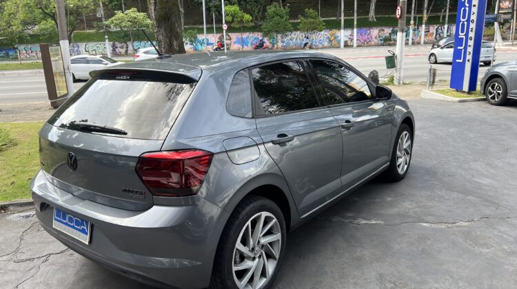 Polo Highline 1.0 Turbo Automático 2019/2019 Cinza Flex Completo