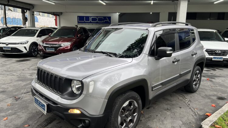 Renegade 1.8 Automática 2018/2019 Prata Flex Completa