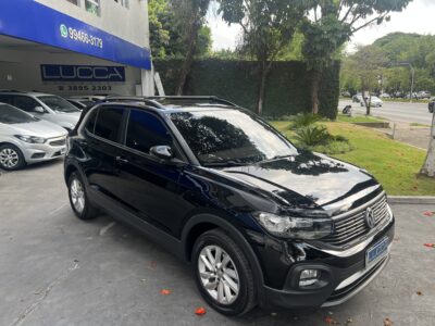 T-Cross Sense 1.0 TSI Automático 2020 Preto Flex Completo