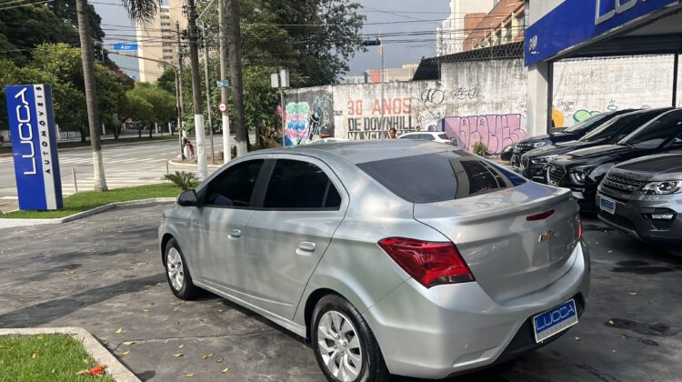 Prisma 1.4 LT 2017 Prata Flex Completo