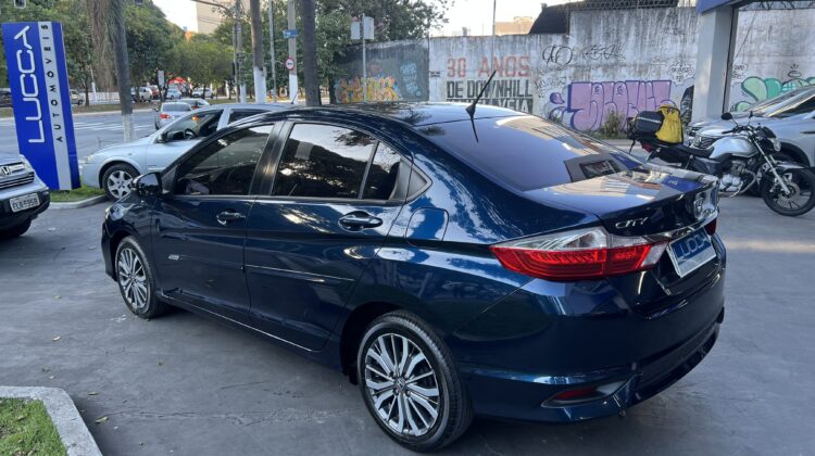 City EXL 1.5 Automático CVT 2018 Azul Flex – Top de Linha