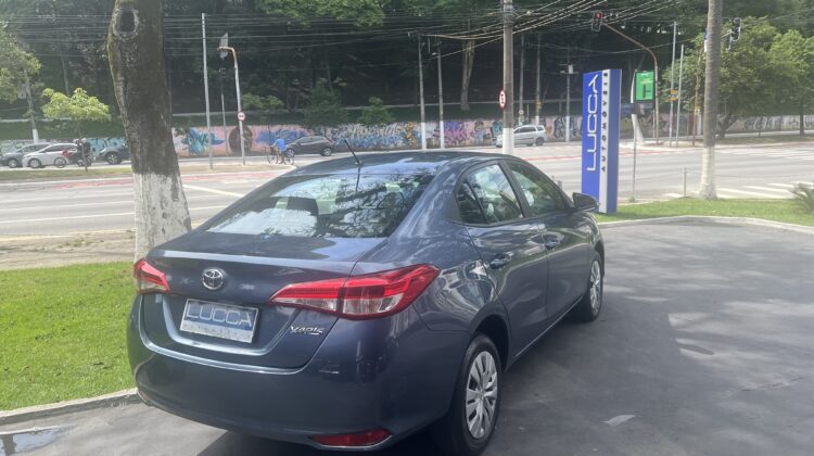 Yaris Sedan XL 1.5 Automático 2020 Azul Flex Completo