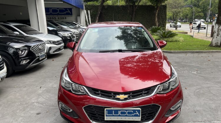 Cruze LT Hatch 1.4 Turbo Automático 2017/2017 Vermelho Flex Completo