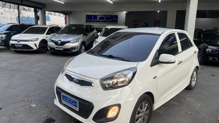 Picanto EX 1.0 Automático 2014 Branco Flex Completo