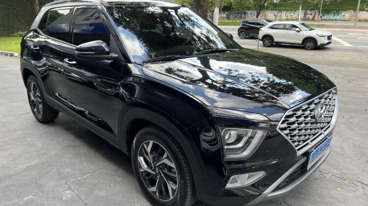 Creta Limited 1.0 Turbo Automática 2023/2024 Preta Flex Completa