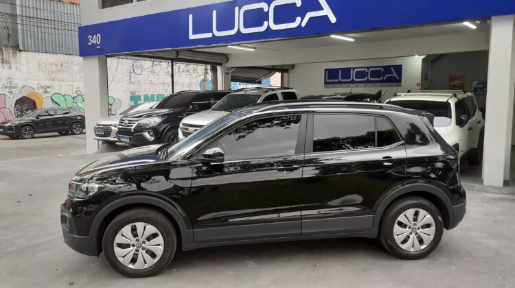 T-Cross 1.0 TSI 200 Aut. 2024 Preto Flex Completo