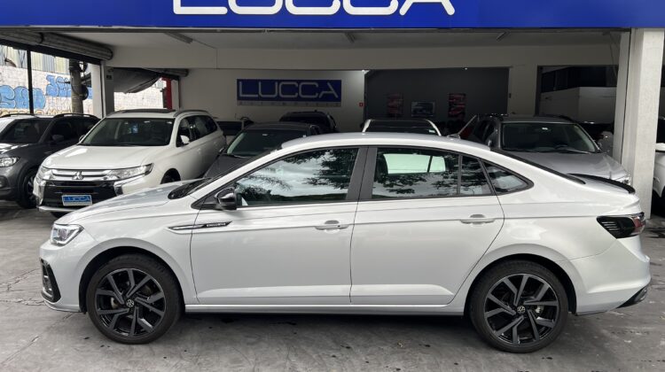 Virtus Exclusive 1.4 TSI Automático 2024 Prata Flex – Top de Linha