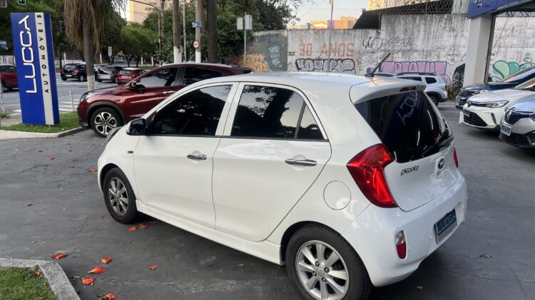 Picanto EX 1.0 Automático 2014 Branco Flex Completo