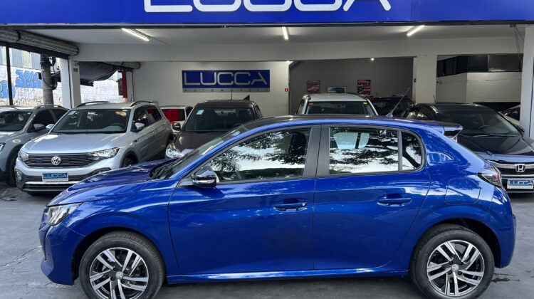 208 Griffe 1.6 Automático 2022 Azul flex com teto panorâmico