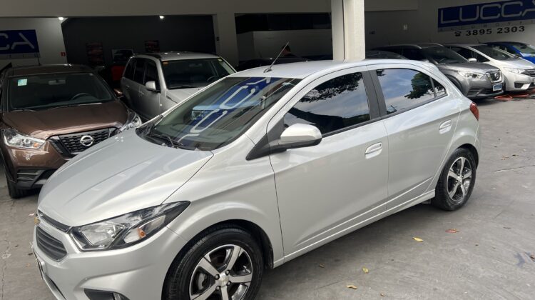 Onix LTZ 1.4 Automático 2018 Prata Flex Completo