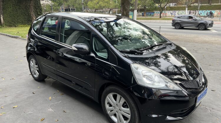Fit EX 1.5 Automático 2010 Preto Flex Completo