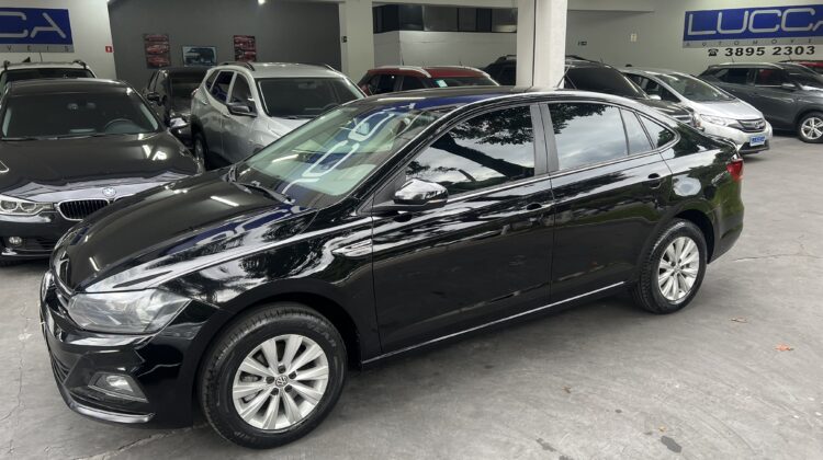Virtus Comfortline 1.0 TSI Automático 2020 Preto Flex Completo