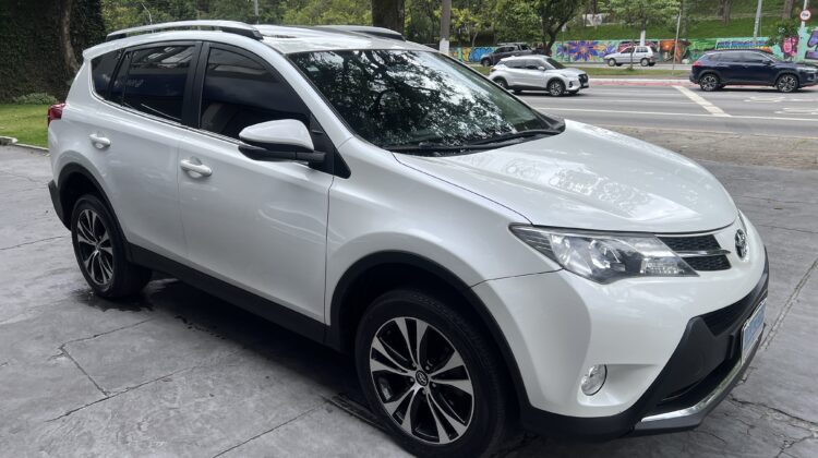 Rav4 2.5 4×4 Automático 2014/2014 Branco com teto solar