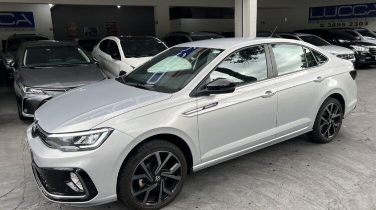 Virtus Exclusive 1.4 TSI Automático 2024 Prata Flex – Top de Linha