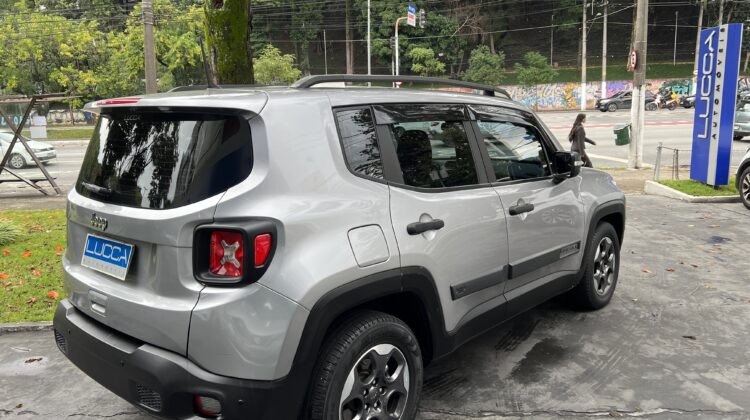 Renegade 1.8 Automática 2018/2019 Prata Flex Completa