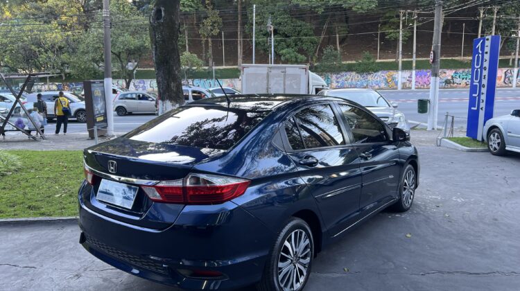 City EXL 1.5 Automático CVT 2018 Azul Flex – Top de Linha