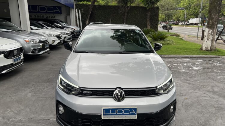 Virtus Exclusive 1.4 TSI Automático 2024 Prata Flex – Top de Linha