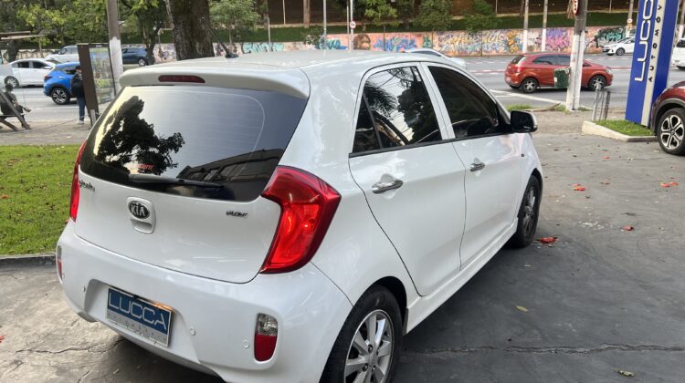 Picanto EX 1.0 Automático 2014 Branco Flex Completo