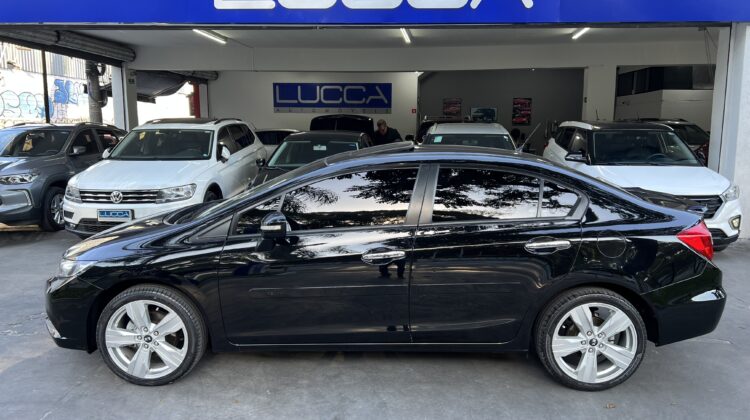 Civic EXR 2.0 Automático 2016 Preto flex com teto solar – Top de Linha