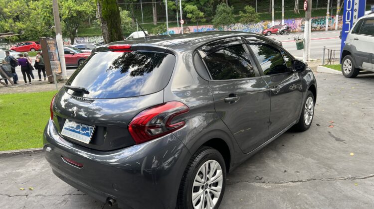 Peugeot 208 1.2 Active 2019/2019 Cinza Flex Completo