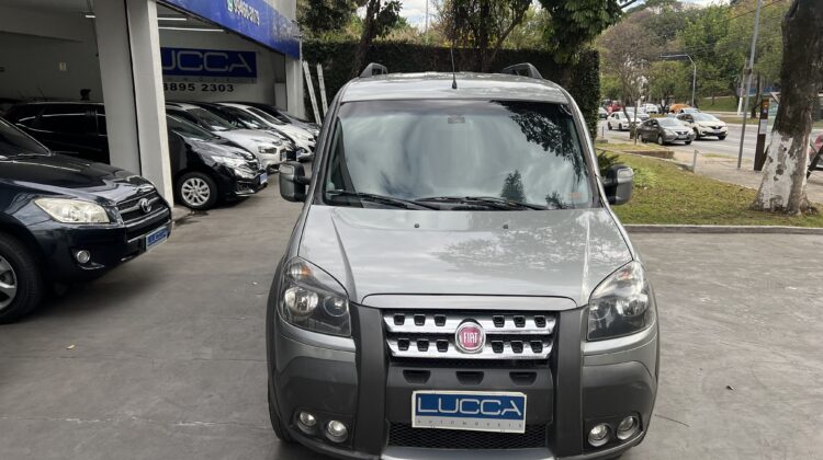 Doblo Adventure 1.8 2014 Cinza Flex Completa 6 lugares