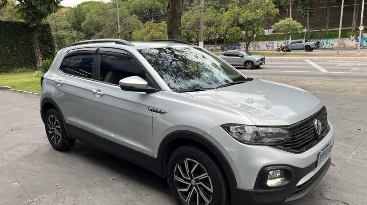 T-Cross Sense 1.0 TSI 200 Automático 2021 Prata Flex Completo