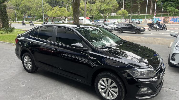 Virtus Comfortline 1.0 TSI Automático 2020 Preto Flex Completo