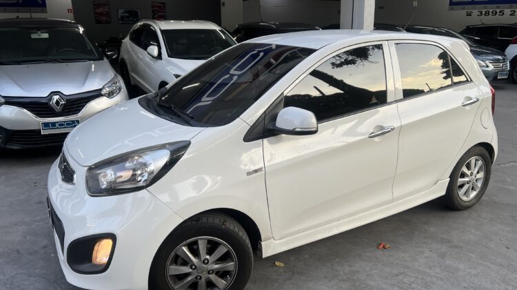 Picanto EX 1.0 Automático 2014 Branco Flex Completo
