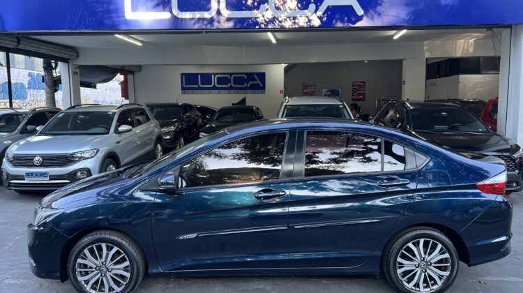 City EXL 1.5 Automático CVT 2018 Azul Flex – Top de Linha