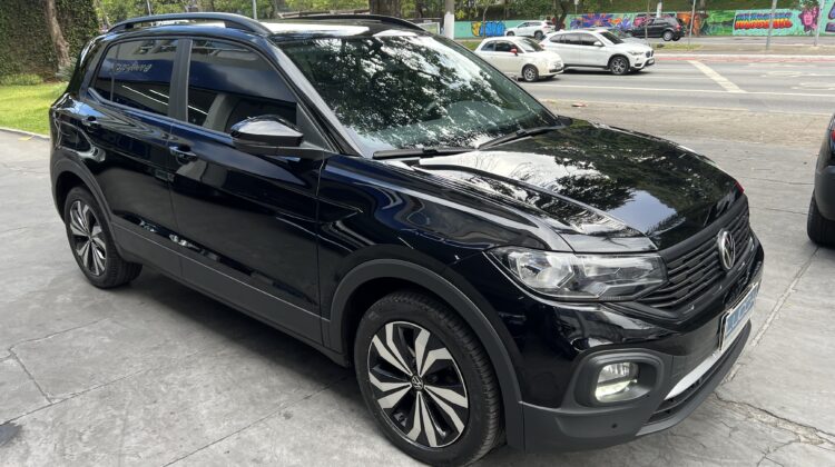 T-Cross 200 1.0 TSI Automático 2022 Preto Flex Completo
