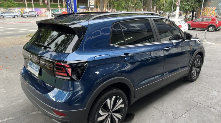 T-Cross 1.0 200 TSI Automático 2022/2022 Azul Flex Completo