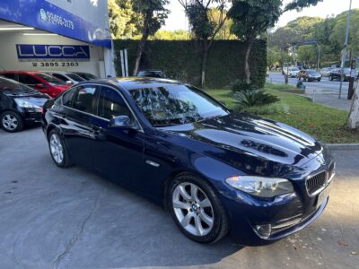 BMW 528i 2.0 Turbo 245 CV Automático 2012/2013 Azul – Blindada Nivel III-A Cart