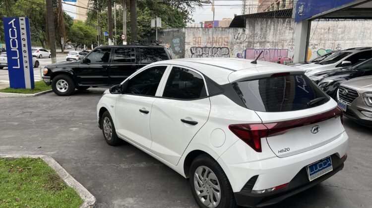HB20 1.0 Sense 2023/2024 Branco Flex Completo