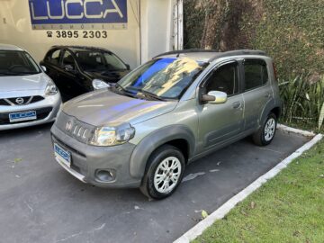 Uno 1.4 Way 2012 Cinza Flex Completo