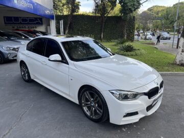 BMW 320i 2.0 Turbo Sport GP Active Flex 2017 Branca com teto solar – Blindada Nível III-A