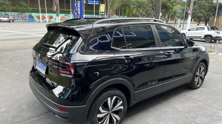 T-Cross 200 1.0 TSI Automático 2022 Preto Flex Completo